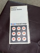 Vintage 1972 Mobil Eastern United States Gas Station Travel Road Map~A2 - £6.20 GBP