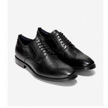 Cole Haan Men&#39;s Jefferson Grand 2.0 Plain Oxford Leather Derby Dress Shoe Black - £79.71 GBP
