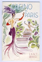 Casino De Paris Program Paris France 1953 Unclothed Pictures  - £59.50 GBP