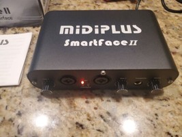 Midiplus Smartface II Black Full Duplex Switchable USB Powered Audio Int... - £30.75 GBP