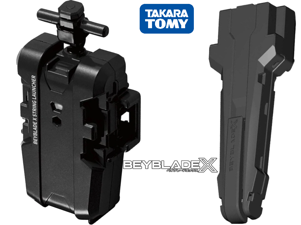 Takara Tomy Beyblade X BX-18 String Launcher & BX-11 Grip Set - USA Seller