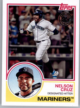 2018 Topps 1983 Topps Baseball 83-35 Nelson Cruz  Seattle Mariners - £0.77 GBP