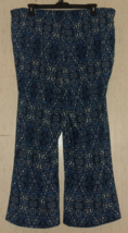 Excellent Womens Calvin Klein Navy Geometric Print Pull On Lounge Pants Size 2X - £19.97 GBP