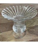 Vintage Heisey Ridgeleigh Art Deco Glass Vase  - $19.21 CAD