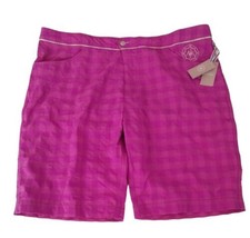 Mackeene Men&#39;s Designer Pink Swim Shorts Trunks Size 2XL 40 (Retail $215) - £31.74 GBP