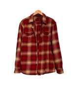 Orvis Shirt Plaid Big Bear Large Heavyweight Double Brushed Flannel Burg... - $369.07 MXN