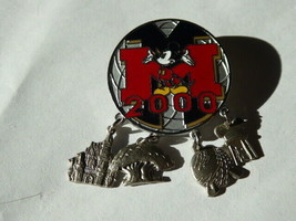 Disney Exchange Pins 2203 Mickey Mouse Silver 4 Park - 2000 (Pendant) Mystery... - £10.93 GBP