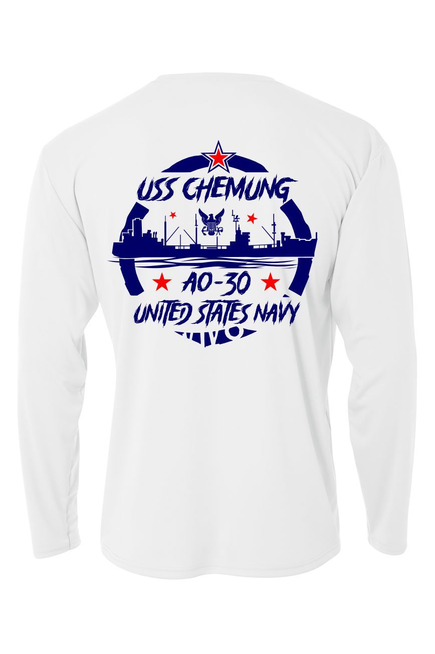 USS CHEMUNG AO-30  Performance T-Shirt - $26.95