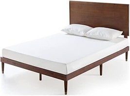 Zinus Raymond Wood Platform Bed Frame With Adjustable Wood Headboard /, King - £333.55 GBP