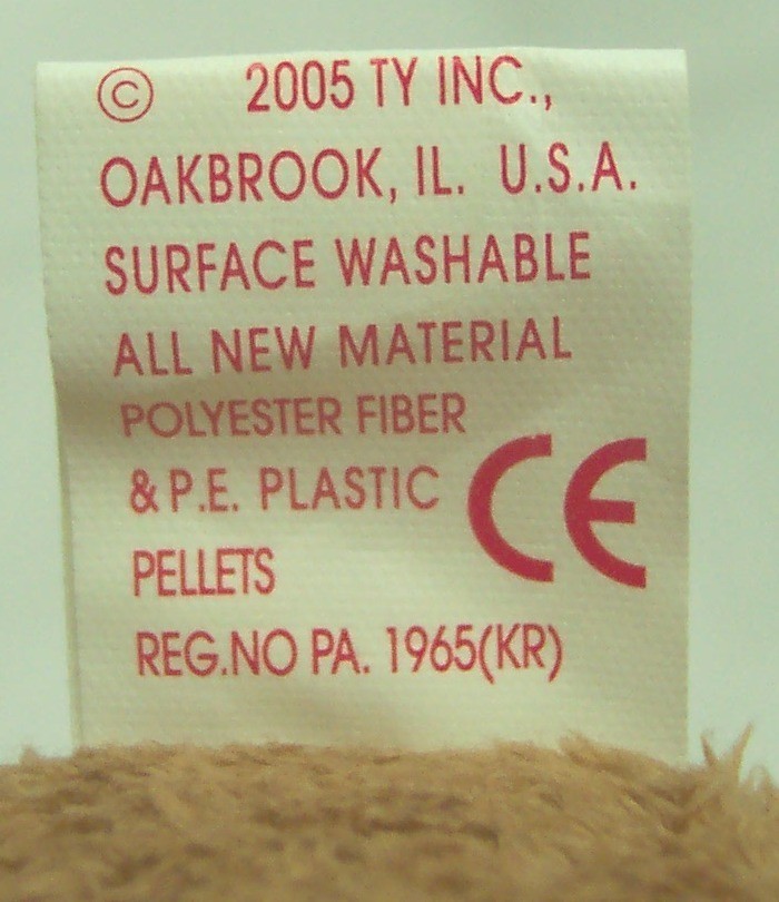 TY Jingle Beanies MINI TWINKLING TEDDY BEAR ORNAMENT 3" STUFFED ANIMAL NEW 2005 Item image 6