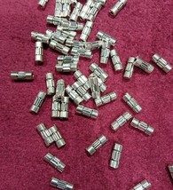 Cylinder 20MM Silver Metal Oxidized Beads 145PCS - £14.15 GBP
