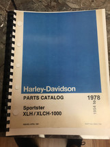 1954-1978 Harley-Davidson Parts Catalog Sportster XLH/XLCH-1000 Free S/H - £29.90 GBP