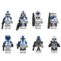8Pcs Star Wars Minifigures 501 AFT Troopers Galactic Marines Mini Block ... - €20,83 EUR