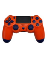 Orange-Blue Wireless Video Game Controller for PC PS4 Android Device Dua... - $23.76