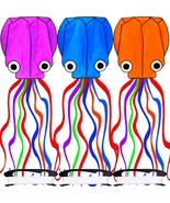 Kite, 3 Pack Kites For Kids Easy To Fly, Kites For Adults, Giant Octopus... - £30.83 GBP