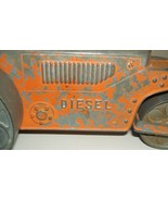 Vintage Hubley Kiddie &quot;Diesel Road Roller&quot; #480 toy 1950s - $65.00