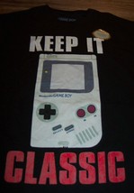 Nintendo Original Game Boy &quot;Keep It Classic&quot; T-Shirt Large New - £15.87 GBP