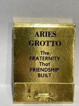 Aries Grotto Club Matchbook Hall Rental Gold - £5.62 GBP