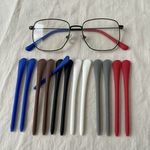 6 Pairs Silicone Eyeglass Ear Tips Non-Slip Replacement Cushions for Met... - $245.43 MXN