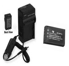 Battery +Charger For Casio Exz150Pk Exz150Rd Ex-Z150Sr Ex-Z250Bk Exz155B... - $45.99