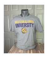 Western Illinois University Leathernecks Bulldog Unisex Gray T-Shirt Siz... - £7.70 GBP