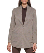 Tommy Hilfiger Soft Suit Jacket Blazer Womens 12 Houndstooth NEW with Ta... - £28.39 GBP