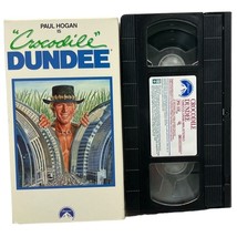 Crocodile Dundee VHS Tape 1991 Paul Hogan Linda Kozlowski Comedy Action Movie - £4.53 GBP