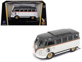 1962 Volkswagen Microbus #5 Van Bus White 1/43 Diecast Model by Road Signature - £20.38 GBP