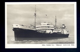 TA0883 - Shell Oil Tanker - Tribulus - built 1945 - postcard - $3.18