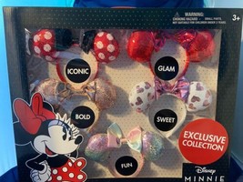 Disney Exclusive Collection Minnie Mouse Ears Headband Set of 5 Deluxe N... - $51.06