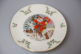 Vintage Royal Doulton annual Christmas holiday collectors plate 1982 San... - $28.19
