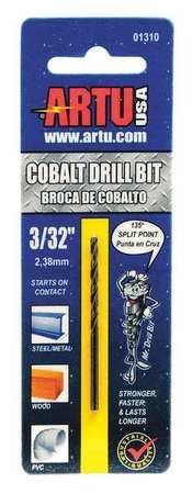 Jobber Bit, 3/32 In, Cobalt Steel - $9.55