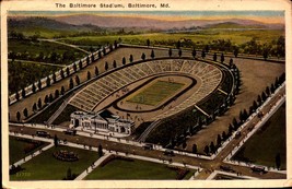 Rare The Baltimore Stadium 1926 Linen Postcard-BALTIMORE MARYLAND-bk49 - £5.06 GBP