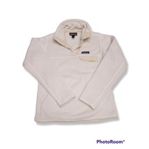 Patagonia Women&#39;s Raw Linen White Re-Tool Snap Fleece Pullover - Size S  - £28.68 GBP