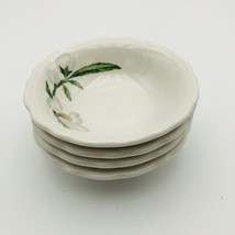 Set of 4 Fruit Dessert 4 3/4&quot; Bowls Syracuse China Restaurant Ware Apple Blossom - £25.17 GBP