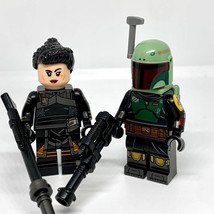 2pcs Boba Fett and Fennec Shand Star Wars Jabba&#39;s Palace Minifigures Toys - £4.69 GBP