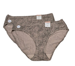 Lot Of 2 Alfani Womens 2X Ultra Soft Bikini Panties Cheetah Print Underw... - $13.61