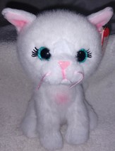Ty Beanie Boos AMELIA the White Kitten 6&quot; NWT - $200.02 MXN
