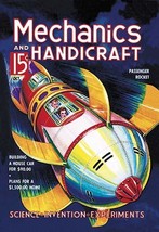 Mechanics and Handicraft: Passenger Rocket 20 x 30 Poster - £20.76 GBP