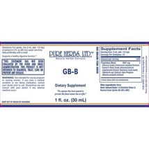 Pure Herbs: GB-B - 1 oz. (Natural Herbal Extracts) image 2