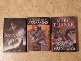Fantasy Lot  3 Mixed Hardcover w/DJ Shadow, King Of Assassins and Dragon Hunters - £7.74 GBP