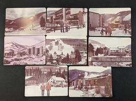 1975 Vail CO Talisman Lodge Ski Slopes People Lot of 8 Photos Color Snapshots - £7.49 GBP