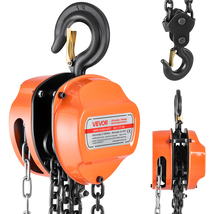 VEVOR Hand Chain Hoist 3 Ton 6600 lbs G80 10 ft Manual Chain Block Orange - $65.99