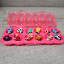 Hatchimals CollEGGtibles lot of 12 mixed series Figurines Pink Egg Carton - $9.95