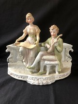 Antique German porcelain figurine. Marked / Signed back - £95.34 GBP