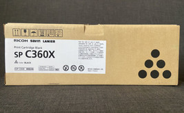 Ricoh Savin Lanier Genuine Toner SP C360X Black - $80.61