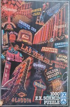 F. X. Schmid 1000 Piece Puzzle Las Vegas New and Sealed! Casino Sign Neo... - $65.44