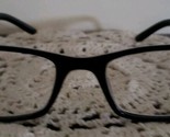 Black Plastic Framed Reading Glasses ~ +2.00 Strength ~ 52~20~140mm ~ D120 - £11.85 GBP