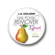 L.A. Colors Nail Polish Remover Pads - 32 Count - Acetone Free - *PEAR* - $1.75
