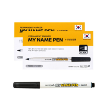 MYPEN Permanent Marker Name Pem Black 24EA - £19.71 GBP